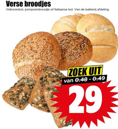  verse broodjes pompoenbroodje italiaanse bol bakkerij afdeling zoek 