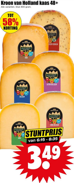  400 kroon holland kaas 48 stuk hollandse gouda oud komijn belegen planet jong 