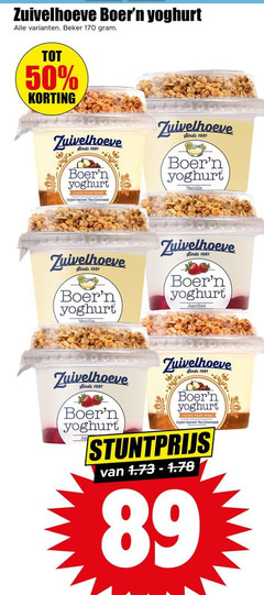  50 zuivelhoeve yoghurt beker limited winter appel kaneel vanillesmaak vanille aardbei aa 