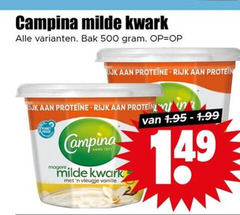  500 campina milde kwark bak rijk proof vleugje vanille 