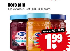  300 350 hero jam pot bosvrucht minder zoet min 