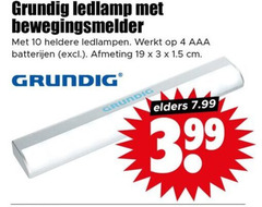  3 4 10 19 grundig ledlamp bewegingsmelder heldere ledlampen aaa batterijen cm elders 3.99 