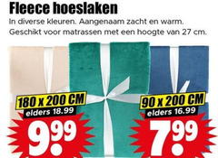  27 90 180 200 fleece hoeslaken kleuren zacht warm matrassen hoogte cm elders 