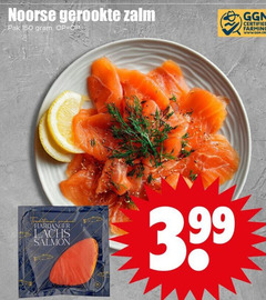  150 noorse gerookte zalm pak certified farming lachs salmon 3.99 