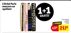  1 2 paris mascara eyeliner volume million lashes paradise loreal oreal slim by superliner panorama stuks 