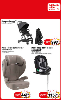  12 40 100 150 360 deryan buggy regenhoes bekijk online size autostoel cm verstelbaar hoofdsteun jaar baby isofix kussen race 
