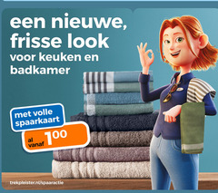  100 nieuwe frisse keuken badkamer volle spaarkaart trekpleister.nl spaaractie 