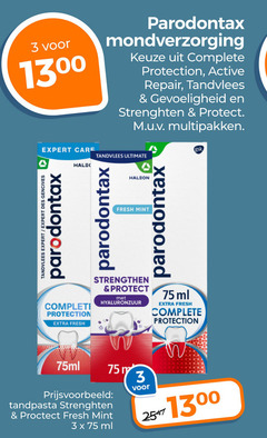  3 expert care parodontax mondverzorging protection active repair tandvlees gevoeligheid protect multipakken ultimate des fresh mint hyaluronzuur ml 75ml gsk tandpasta 