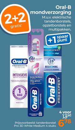  1 2 4 24 klinisch bewezen professioneel oral b pro whitening clean mondverzorging medium elektrische tandenborstels opzetborstels multipakken spaar ontworpen punt pro-expert frisse munt zona uur bescherming professionele intensieve oppervlakkige som beschermingsschild nieuwe blanca las glimlach week verkleuringen verwijderen radiant white manual tandenborstel 3d stuks 
