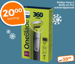  99 360 philips blade face body pro scheerapparaat oneblade 5-in-1 comb kit ages love 2x blades 