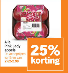  pink lady appels 25 varieeren 