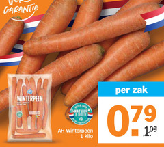  1 winterpeen natuur boer kilo zak 