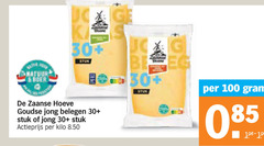  100 30 be zaanse hoeve goudse jong belegen stuk actieprijs kilo 
