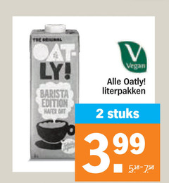  2 barista edition oatly stuks 