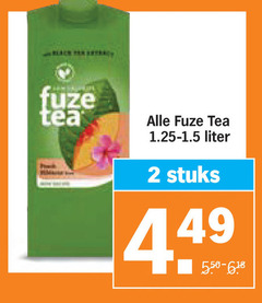  fuze tea ice 2 liter stuks 