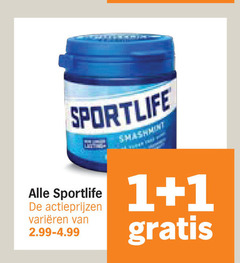  sportlife kauwgom 1 smashmint varieeren 