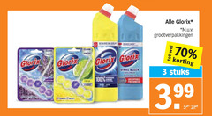  3 100 glorix m.u.v stuks 3.99 