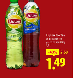  lipton ice tea sugar original sparkling green 1 5 