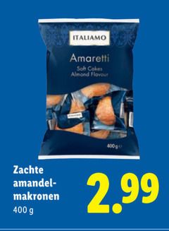  400 amaretti soft cakes almond flavour ge zachte amandel 