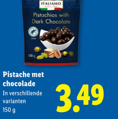  150 pistachios with dark chocolate pistache chocolade 