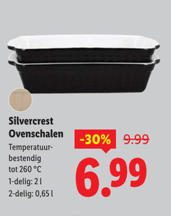  1 2 260 silvercrest ovenschalen temperatuur bestendig delig 
