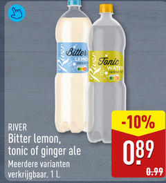  river frisdrank 1 bitter premium tonic water lemon ginger meerdere l 