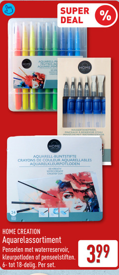  18 24 picks stuks home cr creatie super deal creation penselen waterreservoir crayons couleur creatief kleurpotloden delig 