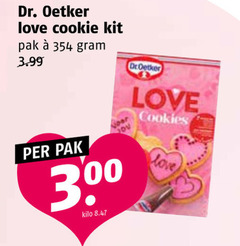  dr. oetker love cookie kit pak 3.99 kilo dr 