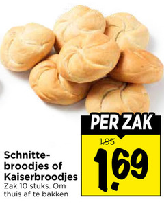  10 broodjes kaiserbroodjes zak stuks thuis bakken 1 69 