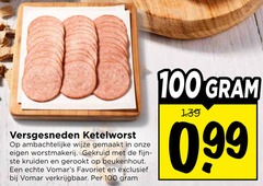  100 versgesneden ketelworst ambachtelijke wijze gemaakt worstmakerij gekruid kruiden gerookt beukenhout favoriet 99 