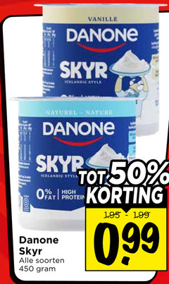  50 450 vanille danone skyr icelandic style naturel nature at high protein soorten 