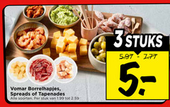  3 borrelhapjes spreads tapenades soorten stuk stuks 