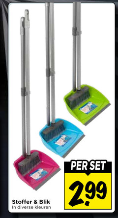  stoffer en blik kleuren 