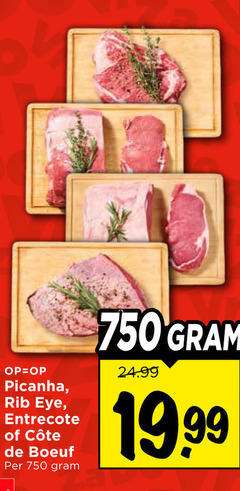  750 rib eye entrecote boeuf 