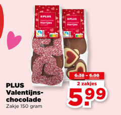  chocolade 2 150 melkchocolade hartjes valentijns zakje zakjes 