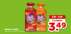  2 30 new recipe snack snack-a-jacks jacks caramel flavour pakken smokey barbecue paprika 