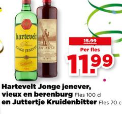  100 hartevelt jenever jonge wit fles vieux berenburg juttertje kruidenbitter 