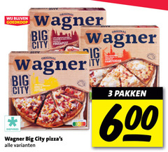  wagner diepvriespizza 3 600 original big city budapest diepvries storen pakken 
