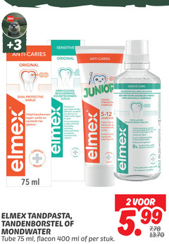  elmex mondwater tandenborstel tandpasta 1 2 400 deka marke 3 sensitive anti caries original dual protective shield bescherming junior tooth strength complex gentle care mondspoeling gevoelige tanden beschermen versterkt glazuur clinically proven ml beschermt effectief jaar beschermer blijvende triple action zachte verzorging geschik adem alcohol kleurstoffen achterkant tube flacon stuk 5.99 