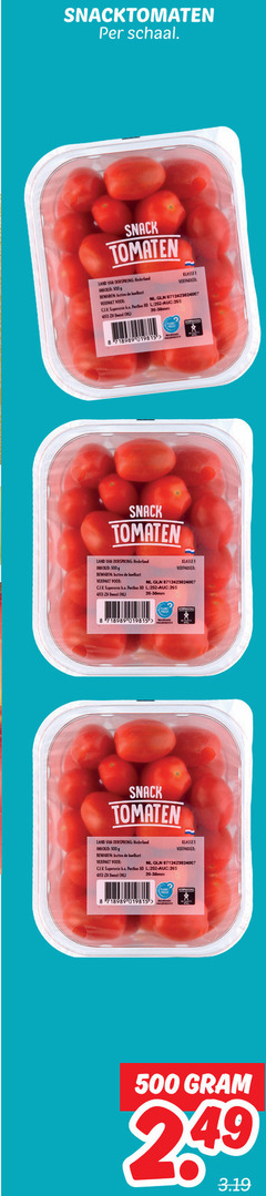  1 8 80 500 snacktomaten schaal snack tomaten land nederland inhoud koelkast verpakt klasse nl l beesd oorsprong buiten www 