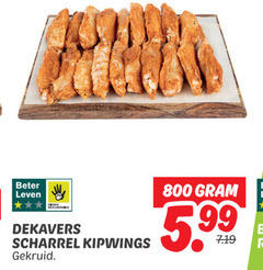  beter leven dieren bescherming dekavers scharrel kipwings gekruid 5.99 