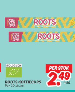  roots koffiecups 10 by neuteboom coffeeroasters yo biologisch pak stuks stuk 
