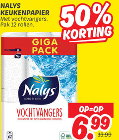  nalys keukenpapier 2 12 50 vochtvangers pak rollen giga pack inspired by nature vocht vleesvervangers super absorberende for 