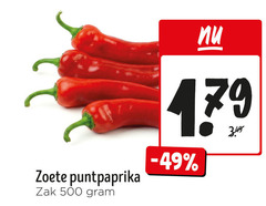  puntpaprika 1 500 zoete zak 