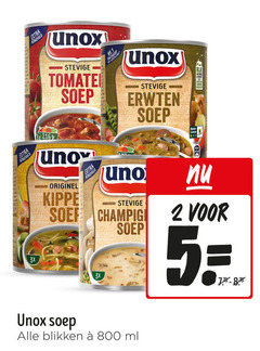  unox soep 2 5 tomaten erwten beter 3x uno original kippen and champignons blikken ml 