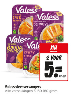  valess vegetarisch 2 5 2x vegetarische sate schnitzel design new gouda val 5x crispy sticks vleesvervangers 