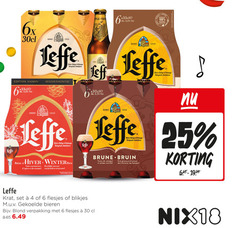  leffe krat bier blikjes 1 4 6 12 18 25 30 100 6x anno edition saison belgisch 5 barley water brewed with natural origina belge abdijbier biere winterbier notes caramel toetsen kruiden karamel du enkel beschikbaar brune bruin geroosterd aroma bieren blond 