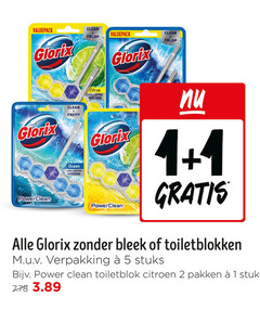  1 2 5 valuepack clean fresh glorix citrus hygiene ocean lasting bleek toiletblokken stuks power toiletblok citroen pakken stuk 