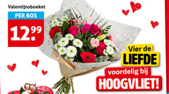  boeket valentijnsboeket bos vier 