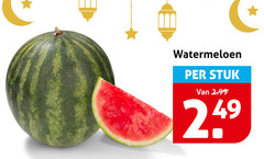  watermeloen stuk 
